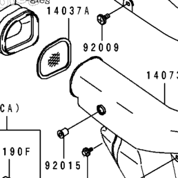 1995 Kawasaki NINJA ZX-7 (ZX750-L3) Air Cleaner | Xtreme Powersports