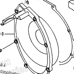 1995 Kawasaki NINJA ZX-7 (ZX750-L3) Engine Cover(S) | Babbitts