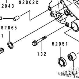 1995 Kawasaki NINJA ZX-7 (ZX750-L3) Engine Cover(S) | Babbitts