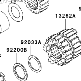 2006 Kawasaki NINJA ZX-6R (ZX636C6F) Transmission | Babbitts