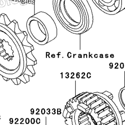 2006 Kawasaki NINJA ZX-6R (ZX636C6F) Transmission | Babbitts