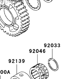 2006 Kawasaki NINJA ZX-6R (ZX636C6F) Transmission | Babbitts