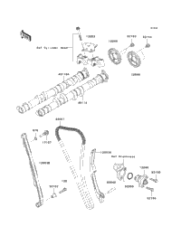 2007 Kawasaki NINJA ZX-10R (ZX1000D7FA) Camshaft(S)/Tensioner