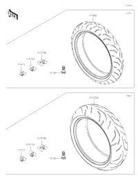 2021 Kawasaki Ninja ZX-14R ABS SE (ZX1400JMFNN) Tires | Ron