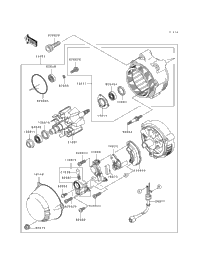 1996 Kawasaki GPZ1100 ABS (ZX1100-F1) Generator | Babbitts