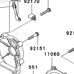 2005 Kawasaki NINJA ZX-6R (ZX636-C1) Engine Cover(S) | Babbitts