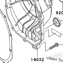 2005 Kawasaki NINJA ZX-6R (ZX636-C1) Engine Cover(S) | Babbitts