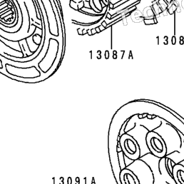 1994 Kawasaki NINJA ZX-9R (ZX900-B1) Clutch | Babbitts Kawasaki