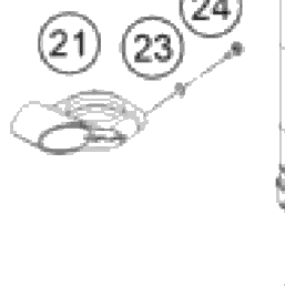 2025 KTM 390 DUKE, blue - B.D. Chassis Front Fork, Triple Clamp