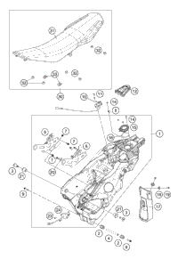 690SMC-R ガソリンタンク スーパーDIO AF27 / スーパーDIO ZX AF28 樹脂製 ガソリンタンク 軽量