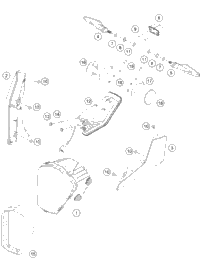♪KTM/RC390 純正 左右 LED リアウインカー(HA0115A06) 美品