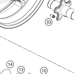 2021 KTM 1290 SUPER DUKE R (BLACK) Chassis Rear Wheel | KTM World