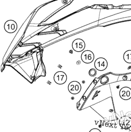2021 KTM 890 ADVENTURE R Chassis Side Trim | KTM World