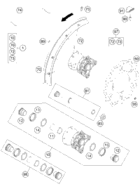 2024 KTM 85 SX 19/16 Chassis Front Wheel | KTM World