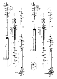 2000 KTM 400 SXC Fork Legs Wp Usd 43 | KTM World
