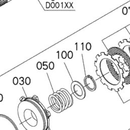 Kubota Tractor ZD1511RL-3 C10100 Clutch | Kubota Tractor