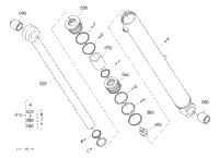 Kubota Tractor SSV75(S/N;20001~49999) K11000 Bucket Cylinder