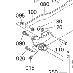 Kubota Tractor ZD1211 L10300 Mower Lift Arm | Kubota Tractor