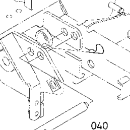Kubota Tractor ZD1211 M02000 Adjuster Handle | Kubota Tractor