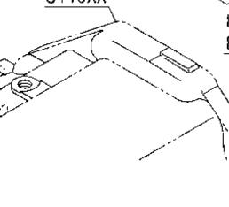 Kubota Tractor M9540HDC24-1 F22000 Parking Brake Lever | Kubota