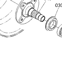 Kubota Tractor RTV-X CAB RTVX2C-PDLHS-1 G12600 Front Axle (Right