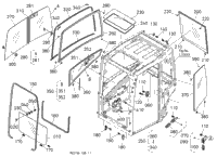 Kubota Tractor KX057-5 L30001 Cabin (Window 1) | Kubota Tractor