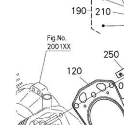 Kubota Tractor ZG222A-3 200301 Cylinder Head | Kubota Tractor