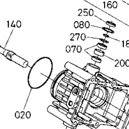 Kubota Tractor ZD321N C45700 Hst Lh 1 (Component Parts) | Kubota