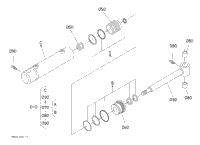 Kubota Tractor BT603 B31000 Swing Cylinder [Component Parts