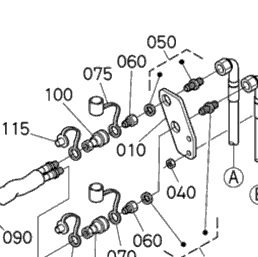 Kubota Tractor LA555 C05200 3Rd Function Valve 2 [Option