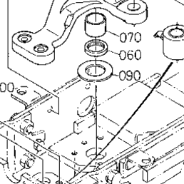 Kubota Tractor L4310DT/GST/HST H11002 Steering Cylinder | Kubota