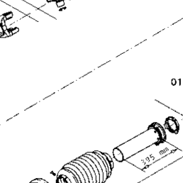 Kubota Tractor DMC8032T 01A020 Pto Shaft | Kubota Tractor