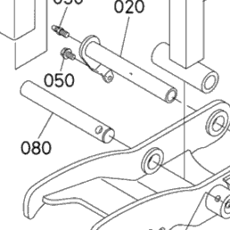 Kubota Tractor BT603 B89000 Thumb Arm Kit [Option] ## [Bx6316