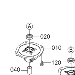 メインプレート　大工部品 Kubota Tractor RCK60P-400Z(Z421KWT-3) T00703 Pulley Holder/Blade