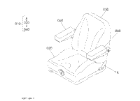 Kubota Tractor Z725KH-2 M22000 Seat | Kubota Tractor