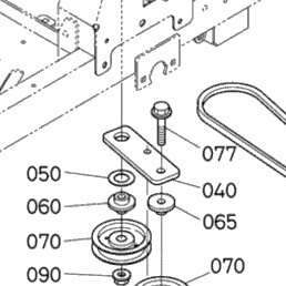 Kubota Tractor Z122RKW C50000 Hst Pulley | Kubota Tractor