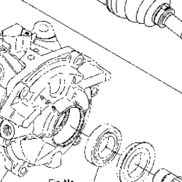 Kubota Tractor RTV-X CREW RTVX4-PDLHS-1 G11600 Front Drive Shaft