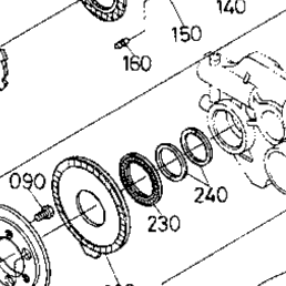Kubota Tractor L3600DT-GST-C T07200 Pto Clutch | Kubota Tractor