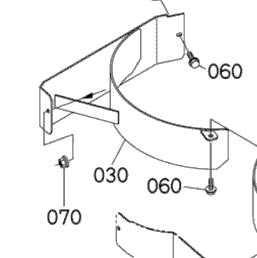 Kubota Tractor RCK48P-400Z(Z411KW-3) T95001 Mower Mulching Kit