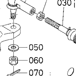Kubota Tractor RTV900W H12000 Steering Cylinder | Kubota Tractor