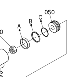 Kubota Tractor LA844 B03000 Cylinder (Bucket) [Component Parts Kubota Tractor LA844 B03000 Cylinder (Bucket) [Component Parts