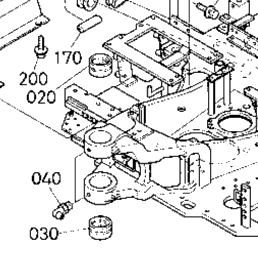 Kubota Tractor KX121-3 J00000 Swivel Frame | Kubota Tractor