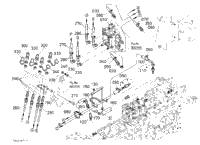 Kubota Tractor LA1953 B01602 Hydraulic Hose (Hyd.Outlet Block ...