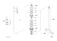 Kubota Tractor BT603 B31000 Swing Cylinder [Component Parts