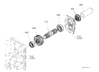 Kubota Tractor B3200HSD D13500 Pto Shaft | Kubota Tractor
