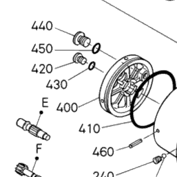 Kubota Tractor KX91-3 C30001 Drive Motor And Component Parts