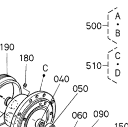 Kubota Tractor KX91-3 C30001 Drive Motor And Component Parts