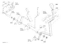 Tページ　1b4 Kubota Tractor B3200HSD F12600 Pto Gear Shift Lever 1 (Mid Pto