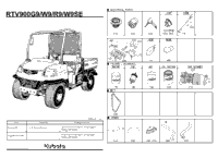 Kubota Tractor RTV900W9 000001 Frequently Used Items | Kubota Tractor