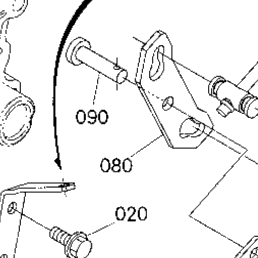 Kubota Tractor RTV-X CREW RTVX4-PDLHS-1 E05000 Brake Rod | Kubota